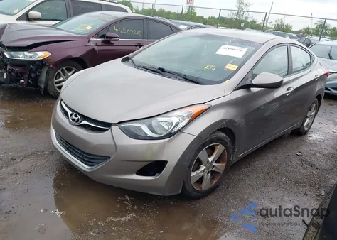 2013 Hyundai Elantra Gls из США, поврежденный, VIN 5NPDH4AE3DH191899